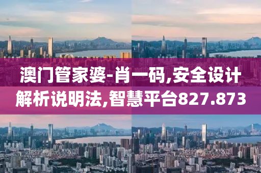 澳門管家婆-肖一碼,安全設(shè)計(jì)解析說明法,智慧平臺827.873