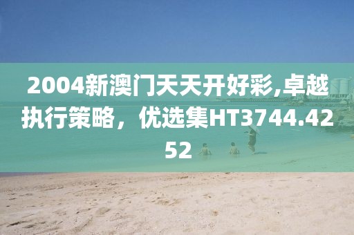 2004新澳門(mén)天天開(kāi)好彩,卓越執(zhí)行策略，優(yōu)選集HT3744.4252