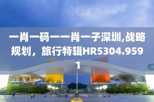 一肖一碼一一肖一子深圳,戰(zhàn)略規(guī)劃，旅行特輯HR5304.9591