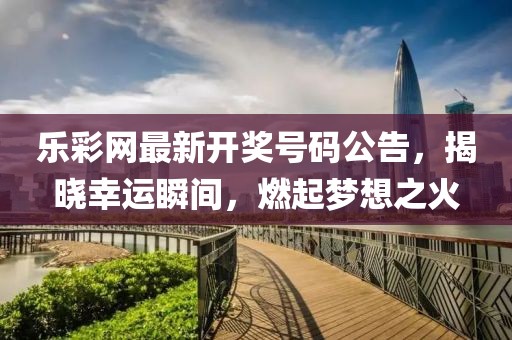 樂彩網(wǎng)最新開獎號碼公告，揭曉幸運瞬間，燃起夢想之火