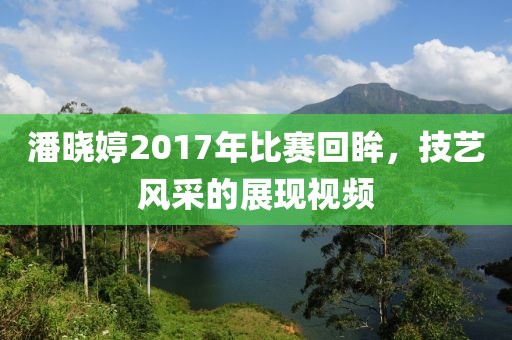 潘曉婷2017年比賽回眸，技藝風采的展現(xiàn)視頻