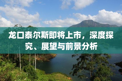 龍口泰爾斯即將上市，深度探究、展望與前景分析