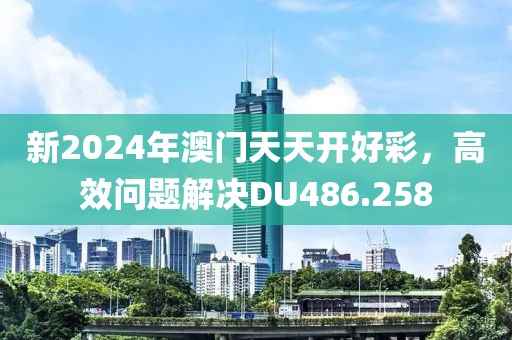 新2024年澳門(mén)天天開(kāi)好彩，高效問(wèn)題解決DU486.258