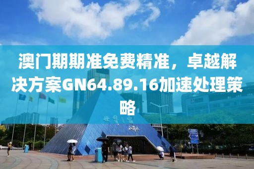 澳門期期準免費精準，卓越解決方案GN64.89.16加速處理策略