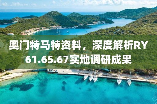 奧門特馬特資料，深度解析RY61.65.67實地調(diào)研成果