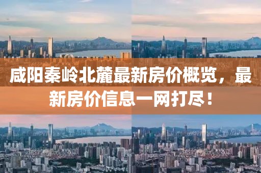 咸陽秦嶺北麓最新房價概覽，最新房價信息一網(wǎng)打盡！